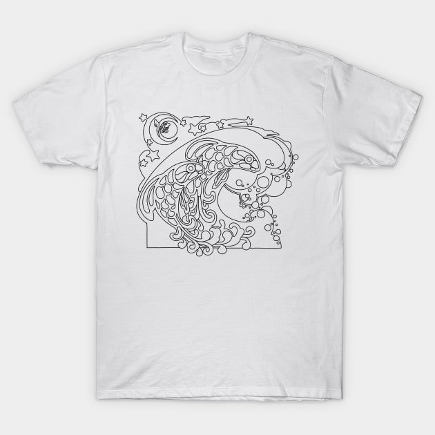 PISCES T-Shirt by TheCosmicTradingPost